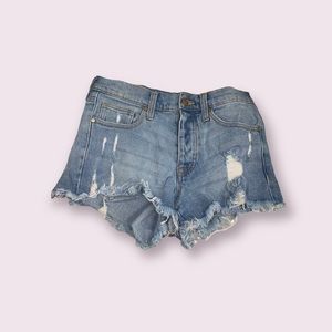 celebrity pink jean shorts